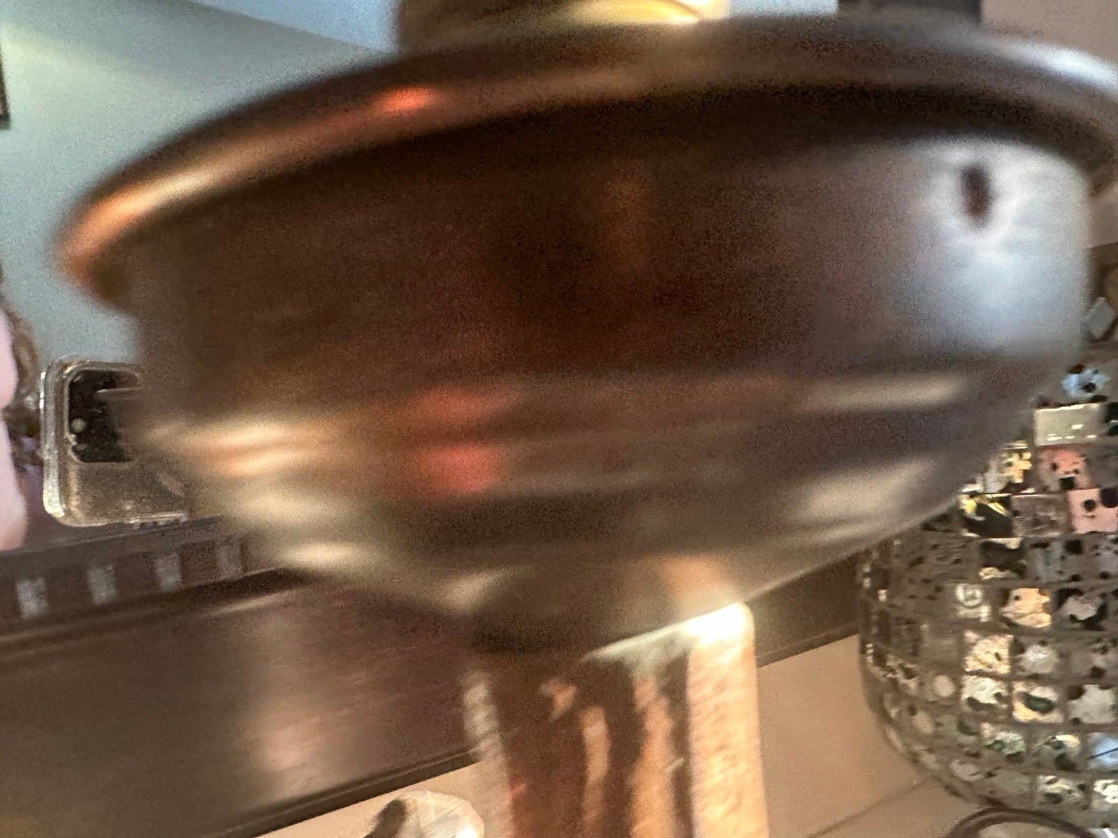 1930’s copper art deco (working) lamp - Thumbnail 9