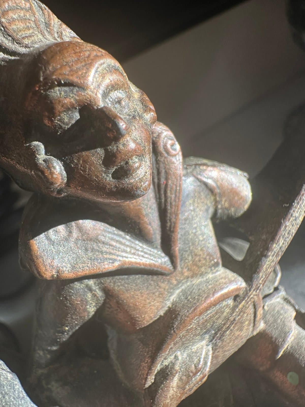 1930’s copper art deco (working) lamp - Thumbnail 5