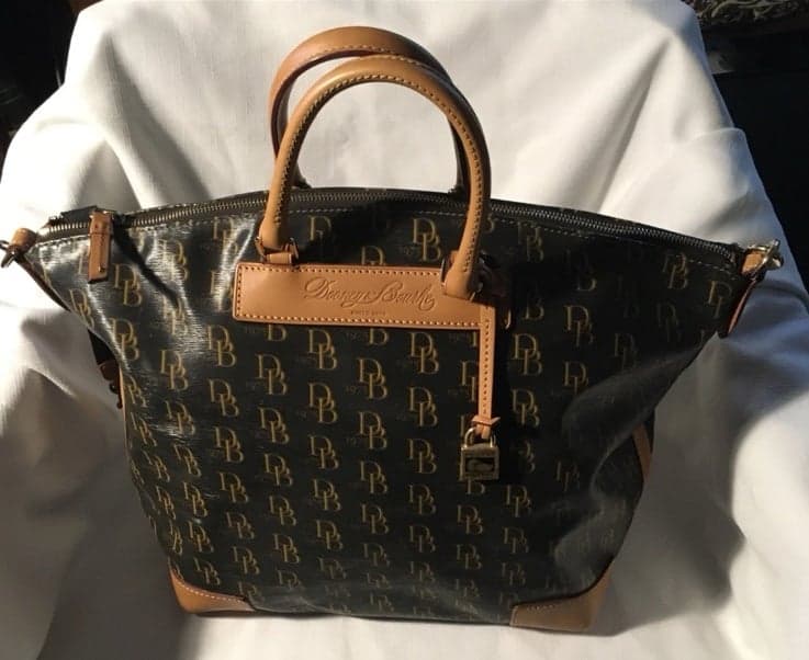 **NWOT** Dooney & Bourke Brown Vachetta Florentine Leather Domed Satchel Handbag