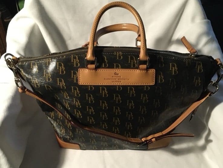**NWOT** Dooney & Bourke Brown Vachetta Florentine Leather Domed Satchel Handbag - Thumbnail 2