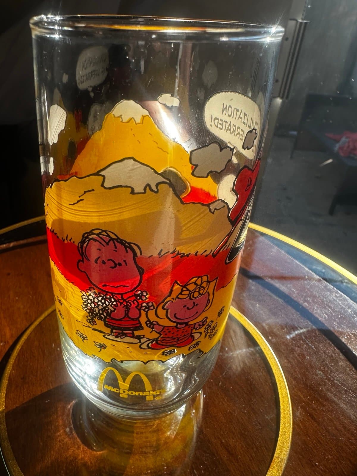 1971 collectors snoopy glass - Thumbnail 2