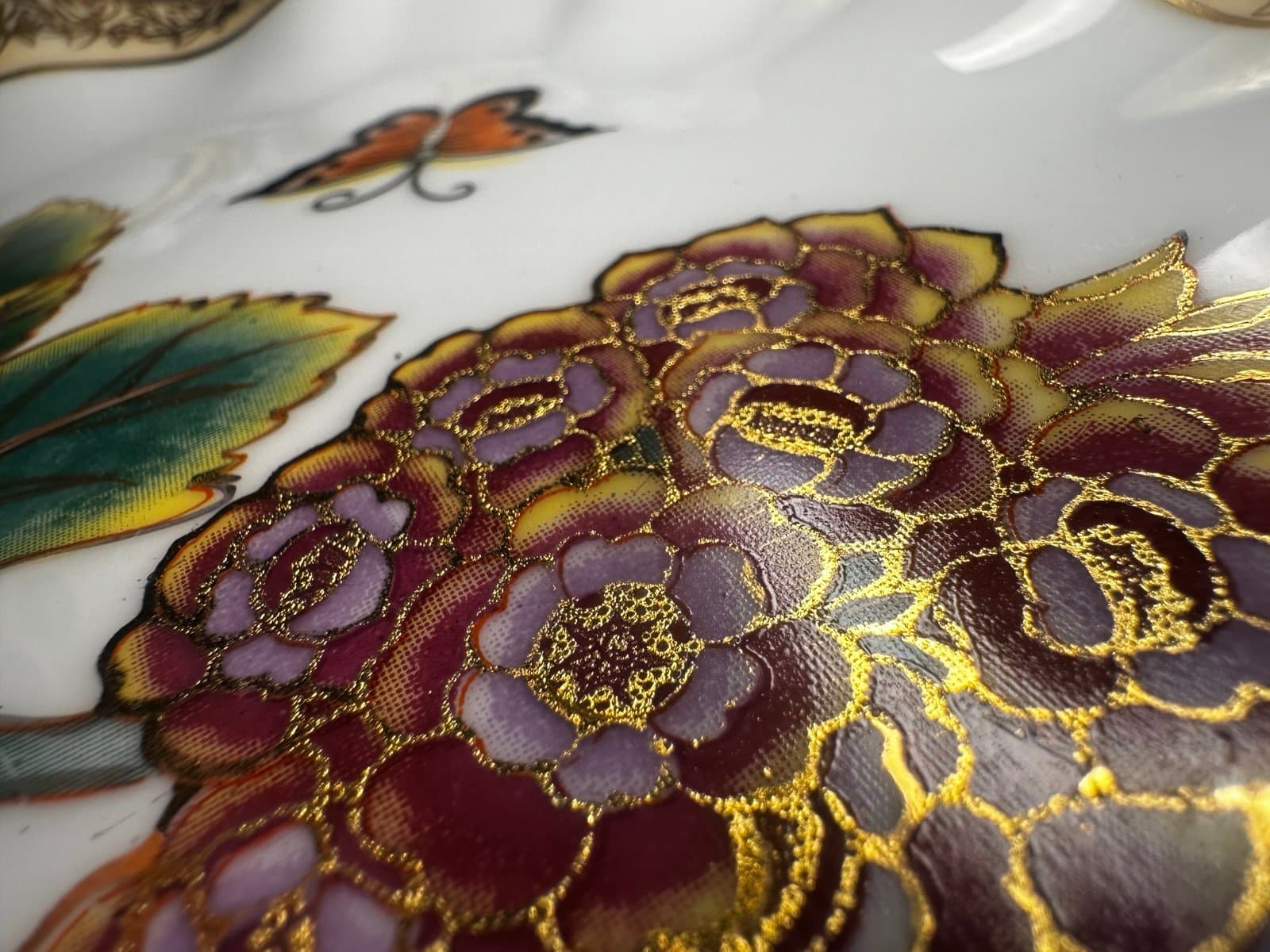 Hand painted vintage plate - Thumbnail 8
