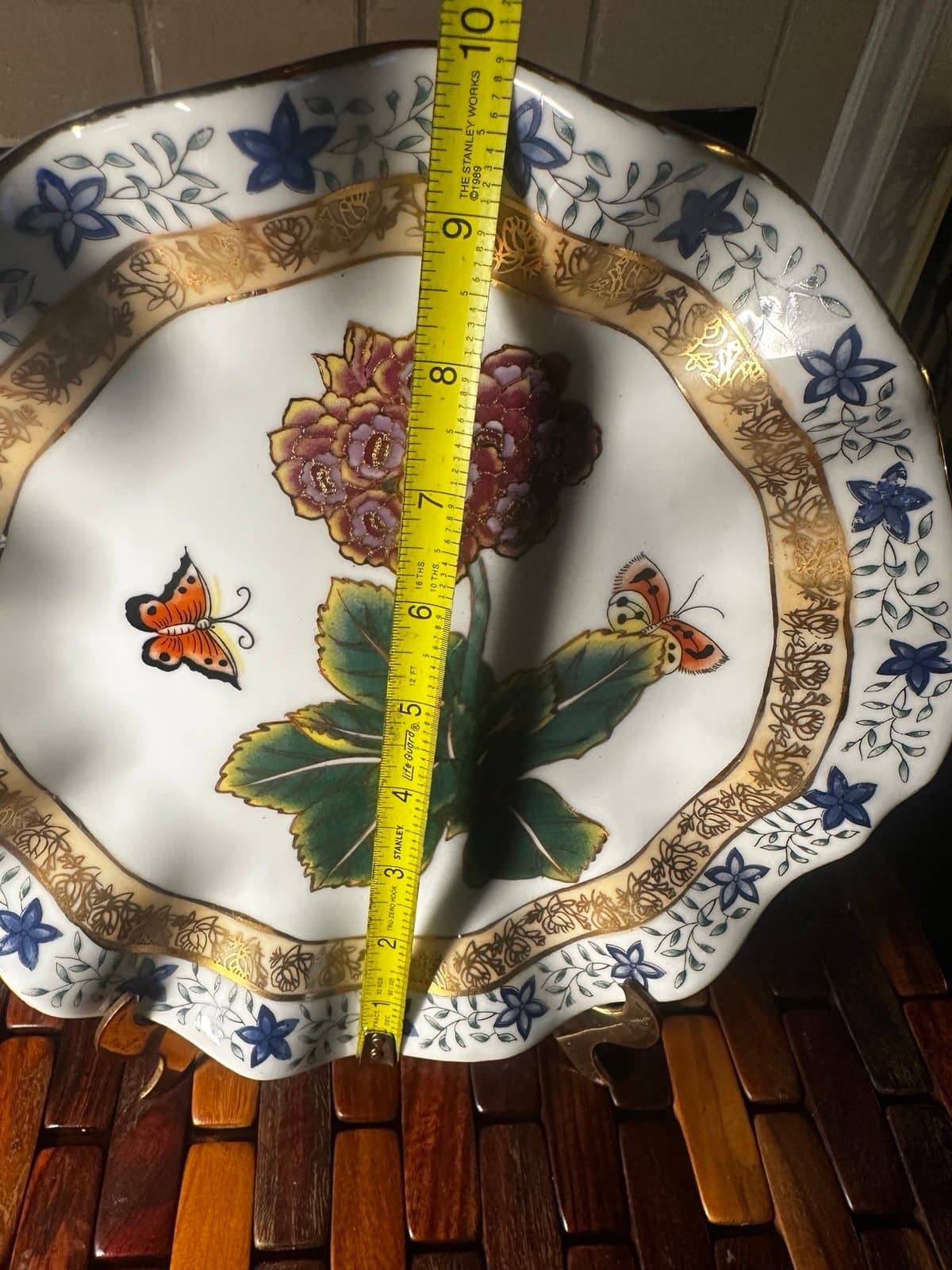 Hand painted vintage plate - Thumbnail 4