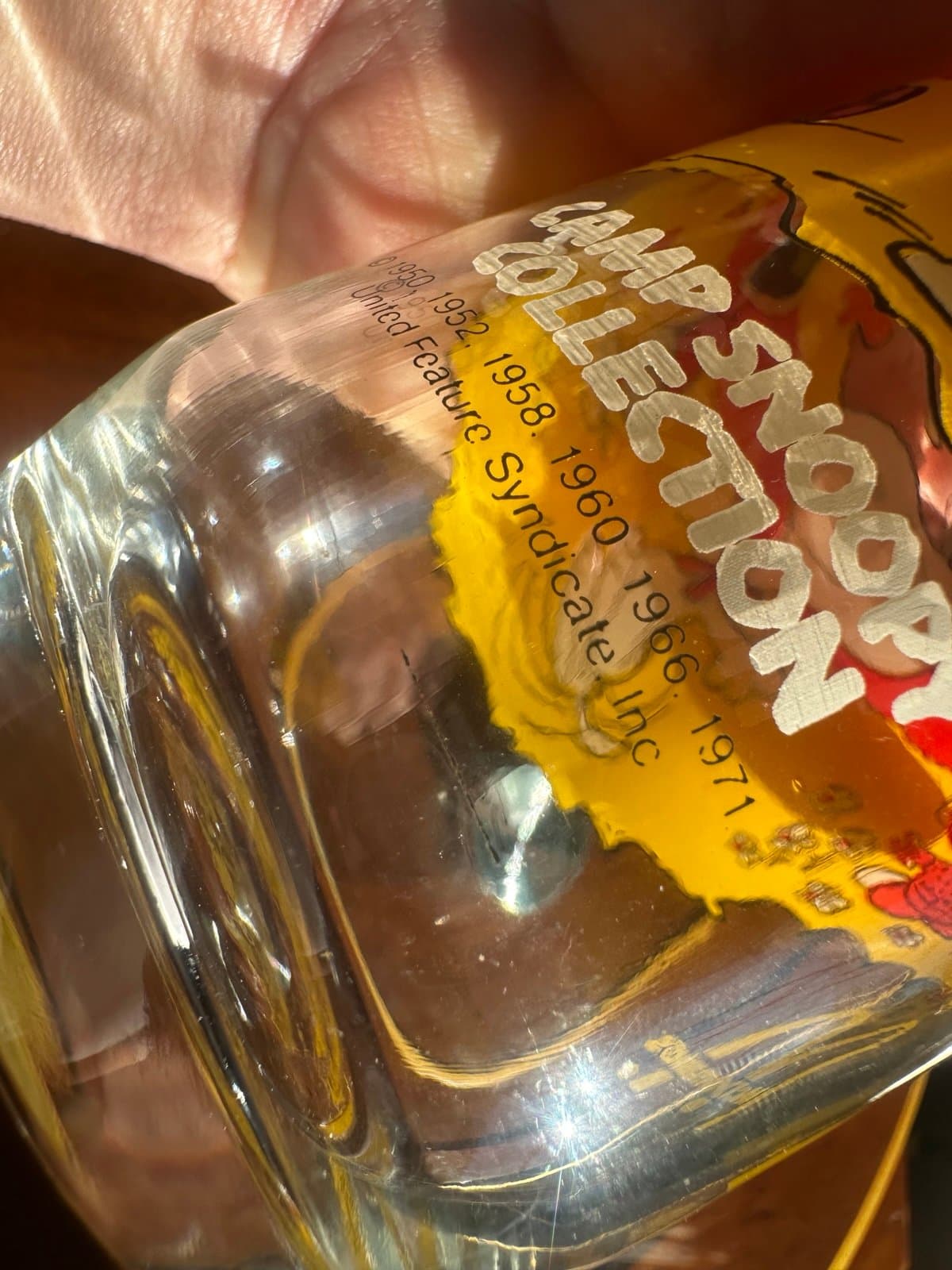 1971 collectors snoopy glass - Thumbnail 9