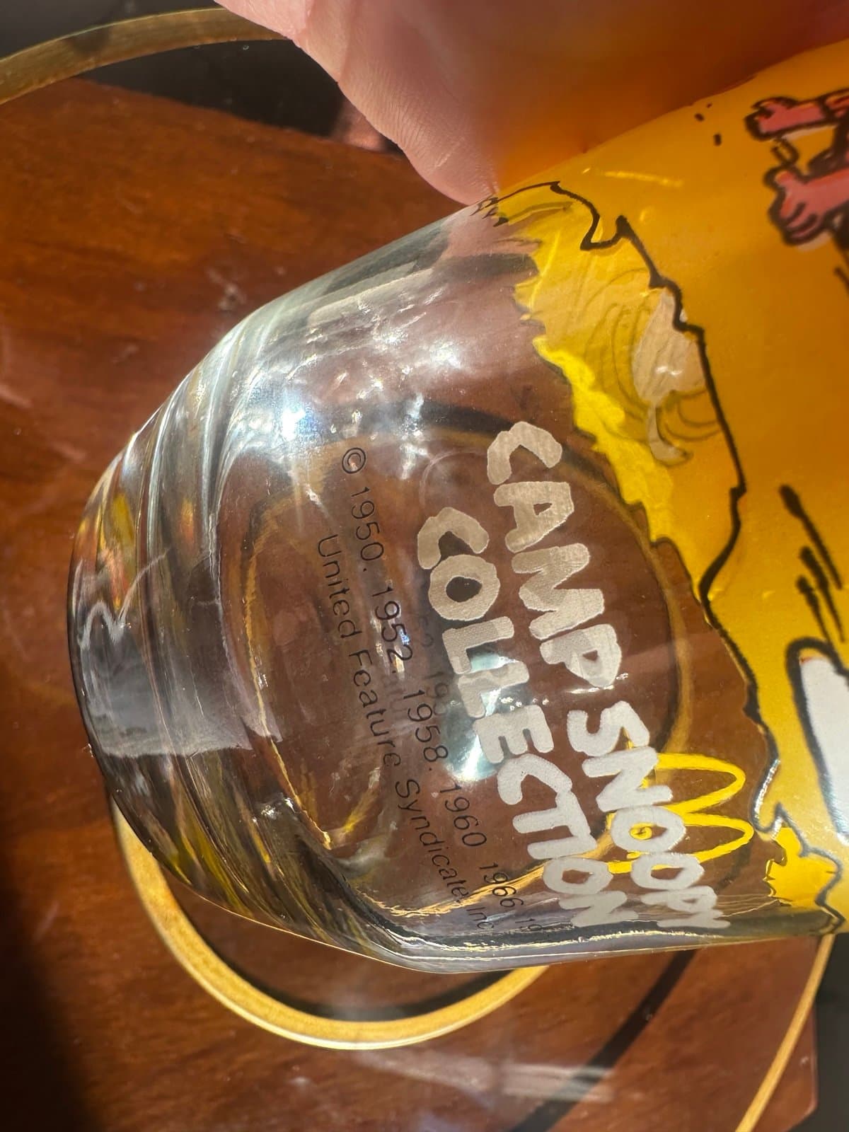 1971 collectors snoopy glass - Thumbnail 7