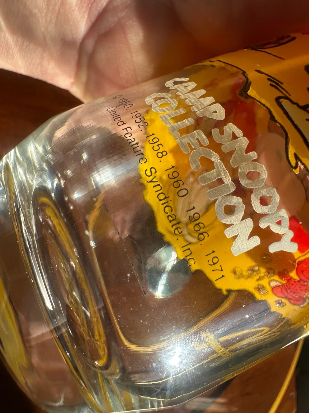 1971 collectors snoopy glass - Thumbnail 8