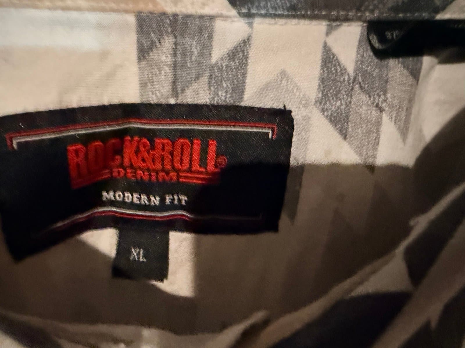 Check out this XL, Rock and Roll Denim, Aztec , snap shirt! - Thumbnail 4