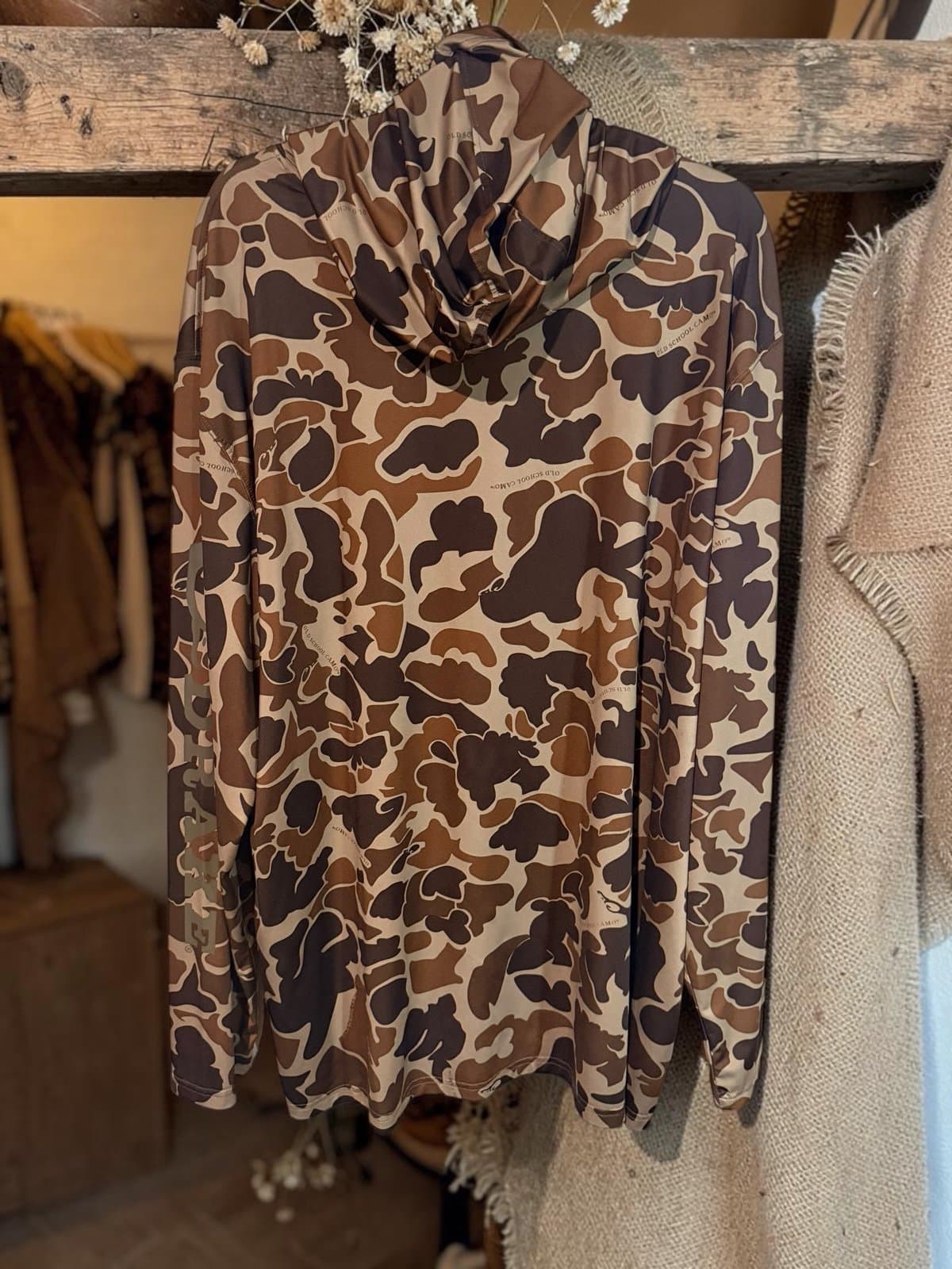 Drake Alabama old school camo performance hoodie - Thumbnail 2
