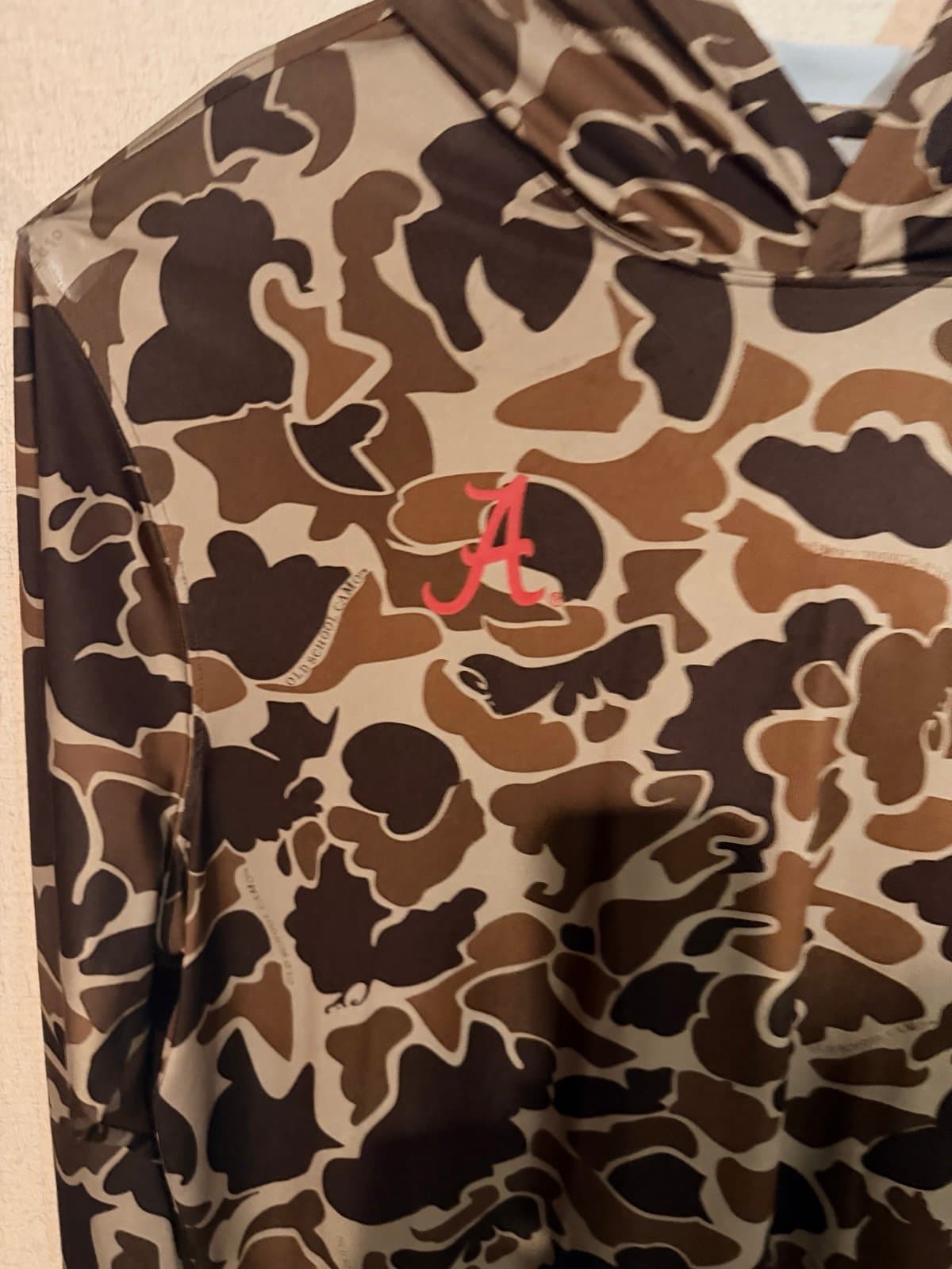 Drake Alabama old school camo performance hoodie - Thumbnail 4