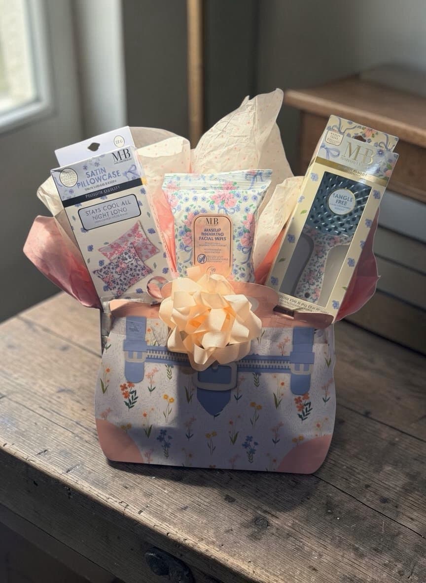 Something Blue “MB” gift set, perfect for a bridal shower! - Thumbnail 5