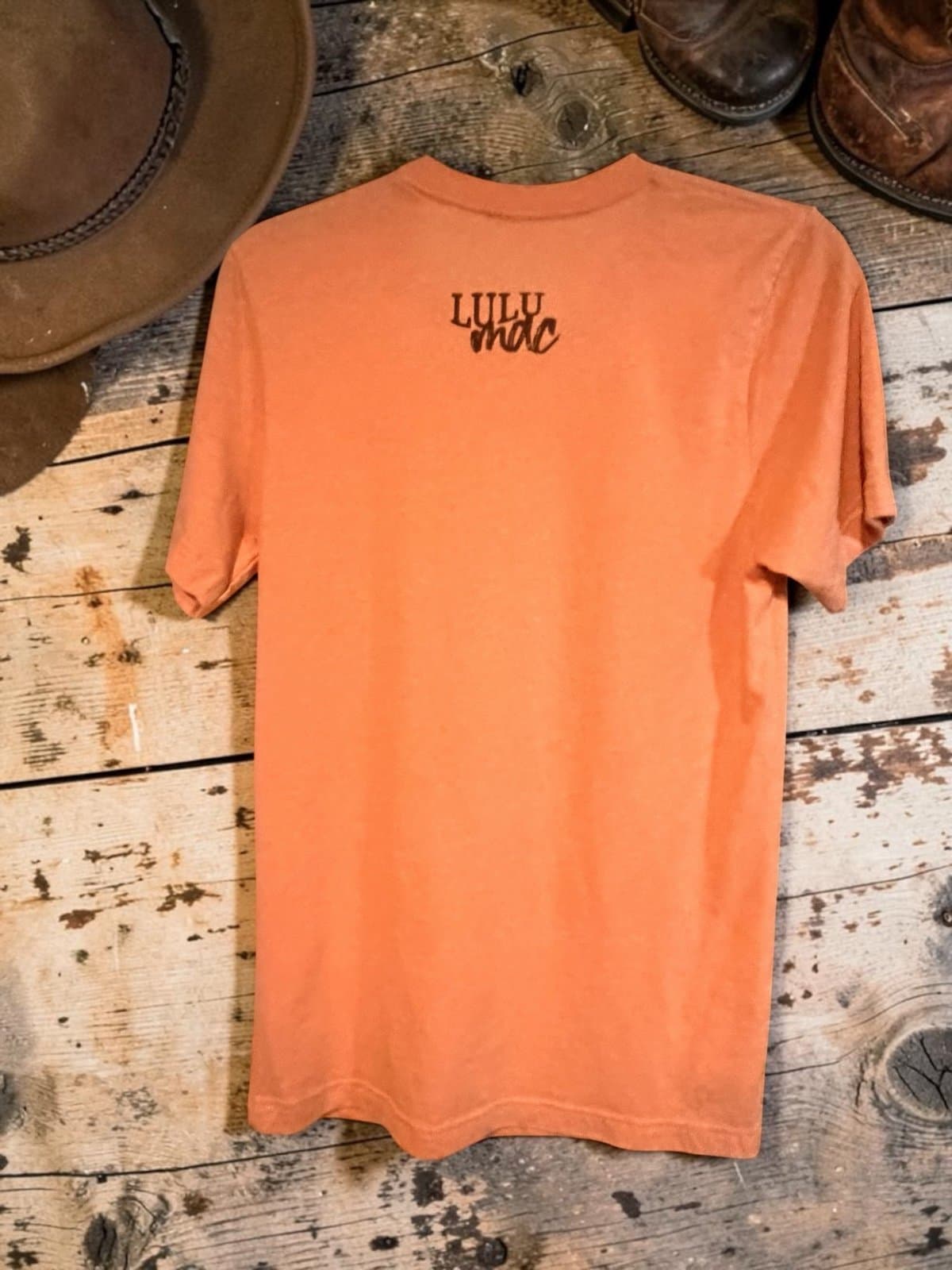 Lulu Mac tee—size small, brand new, “Jesus saved and country raised.” - Thumbnail 2