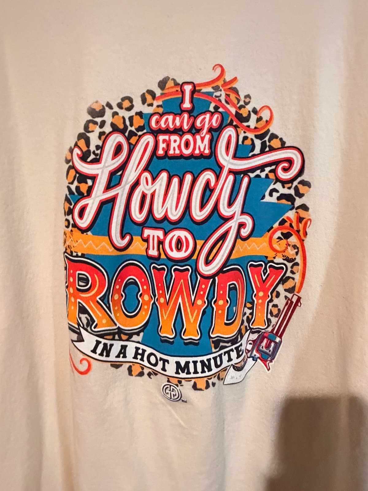 Girlie Girl original “Howdy to Rowdy” tee in 2XL! - Thumbnail 3