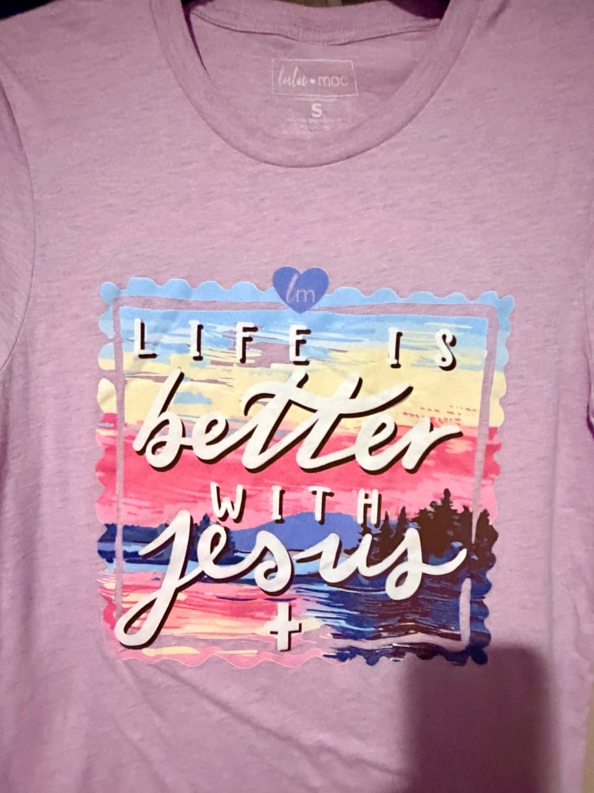 Lulu Mac “Life is Better with Jesus” Size Small - Thumbnail 3