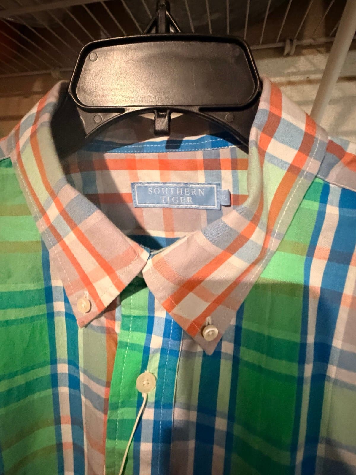 Southern tigers button down short sleeve sz xl - Thumbnail 4