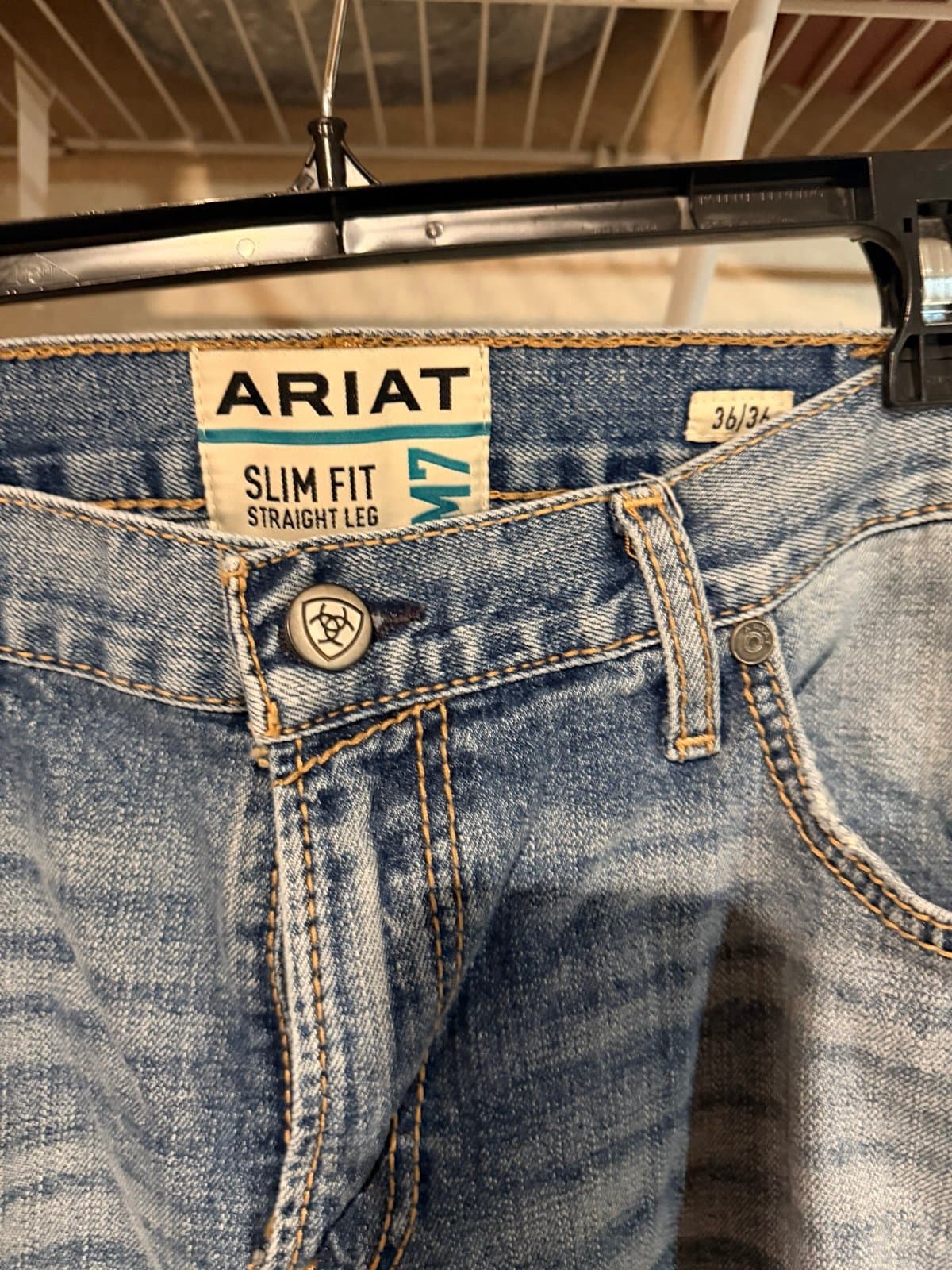 Ariat M7 slim fit straight leg 36x36 - Thumbnail 3