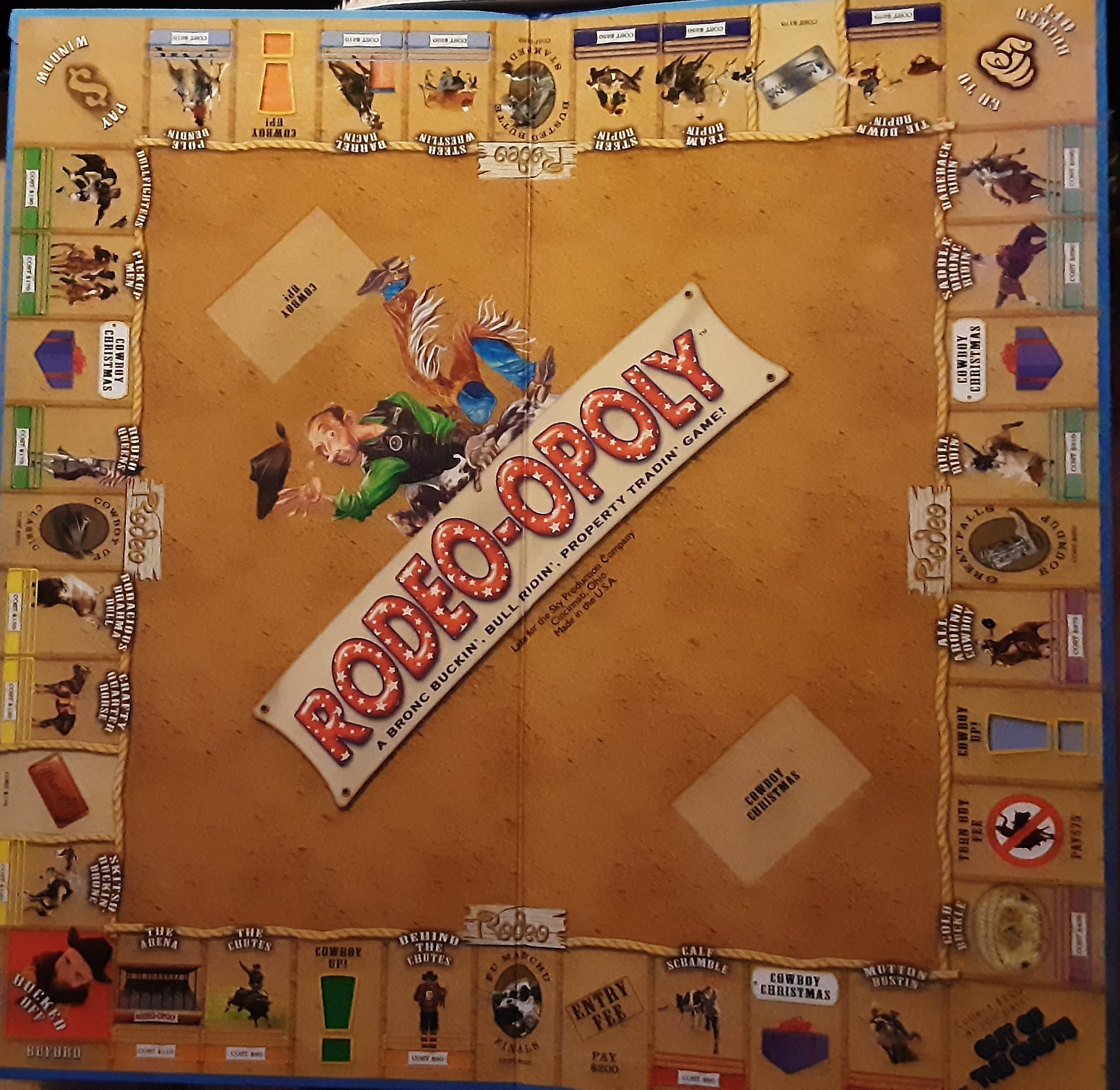 Rodeo-Opoly Board Game - Thumbnail 4