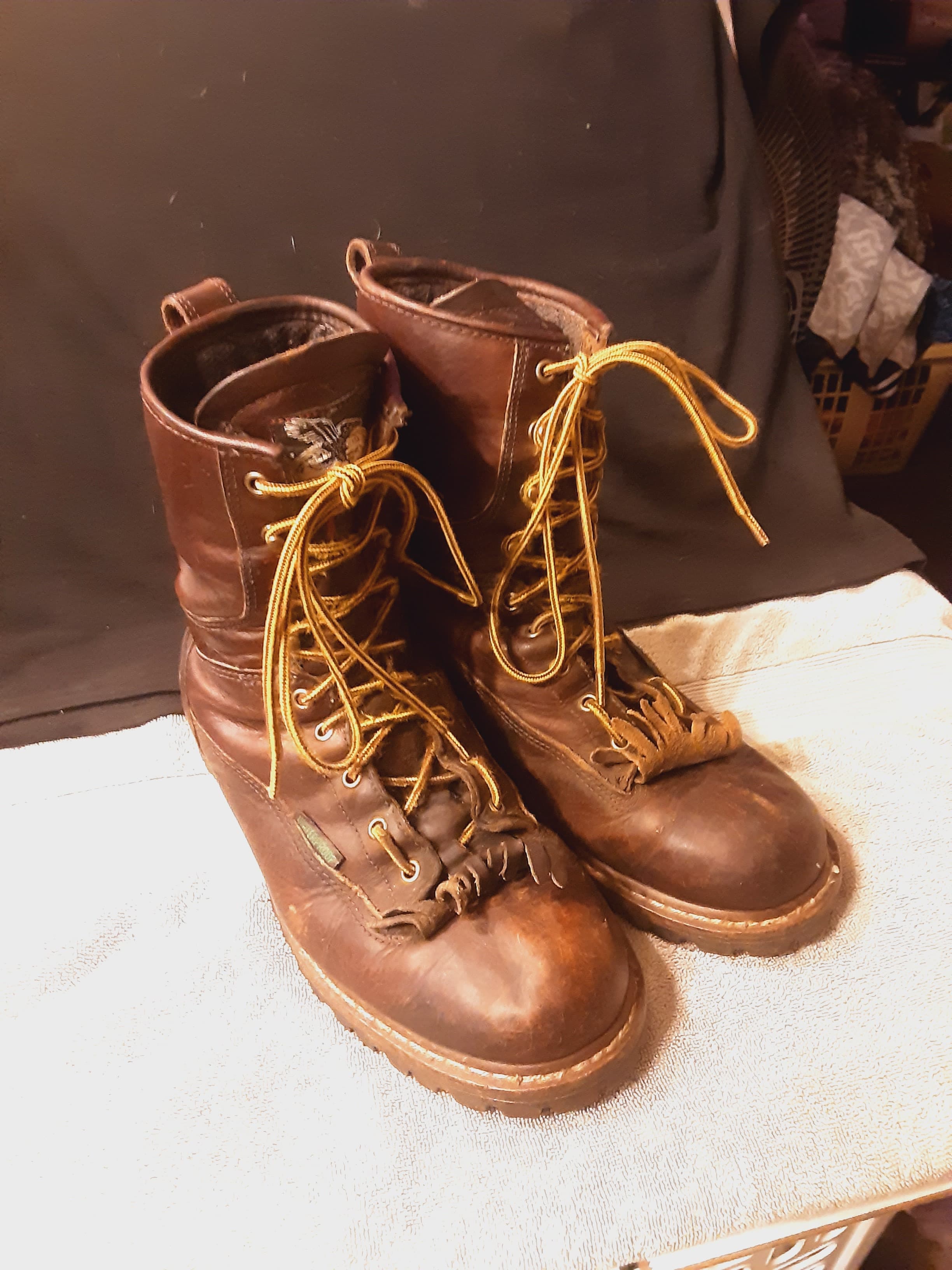 Georgia Boot Men's Logger Boots G7113 Size 11W - Thumbnail 2