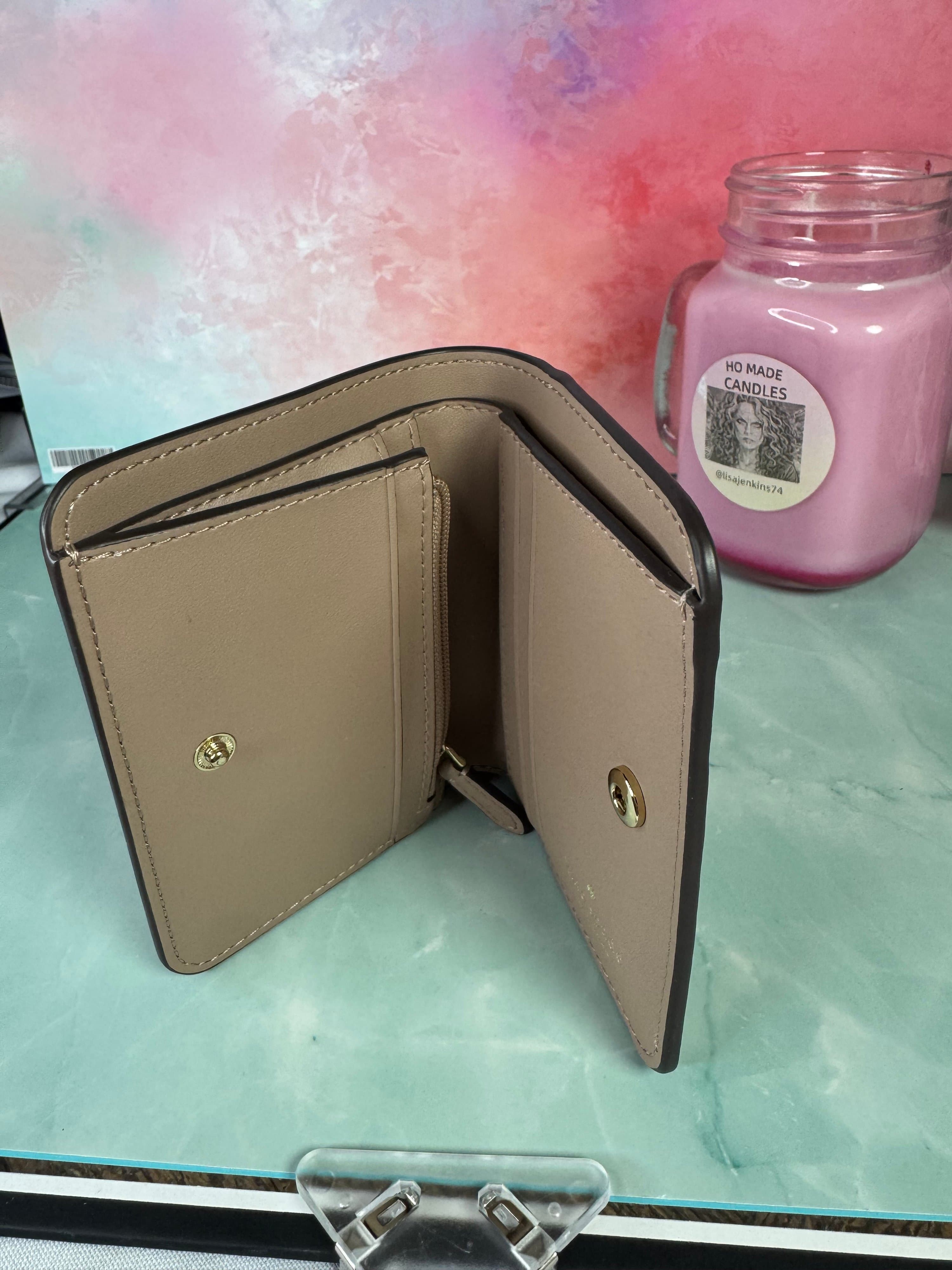 ★ Kate Spade New York White Bifold Wallet Card Case Coin Purse - Thumbnail 3