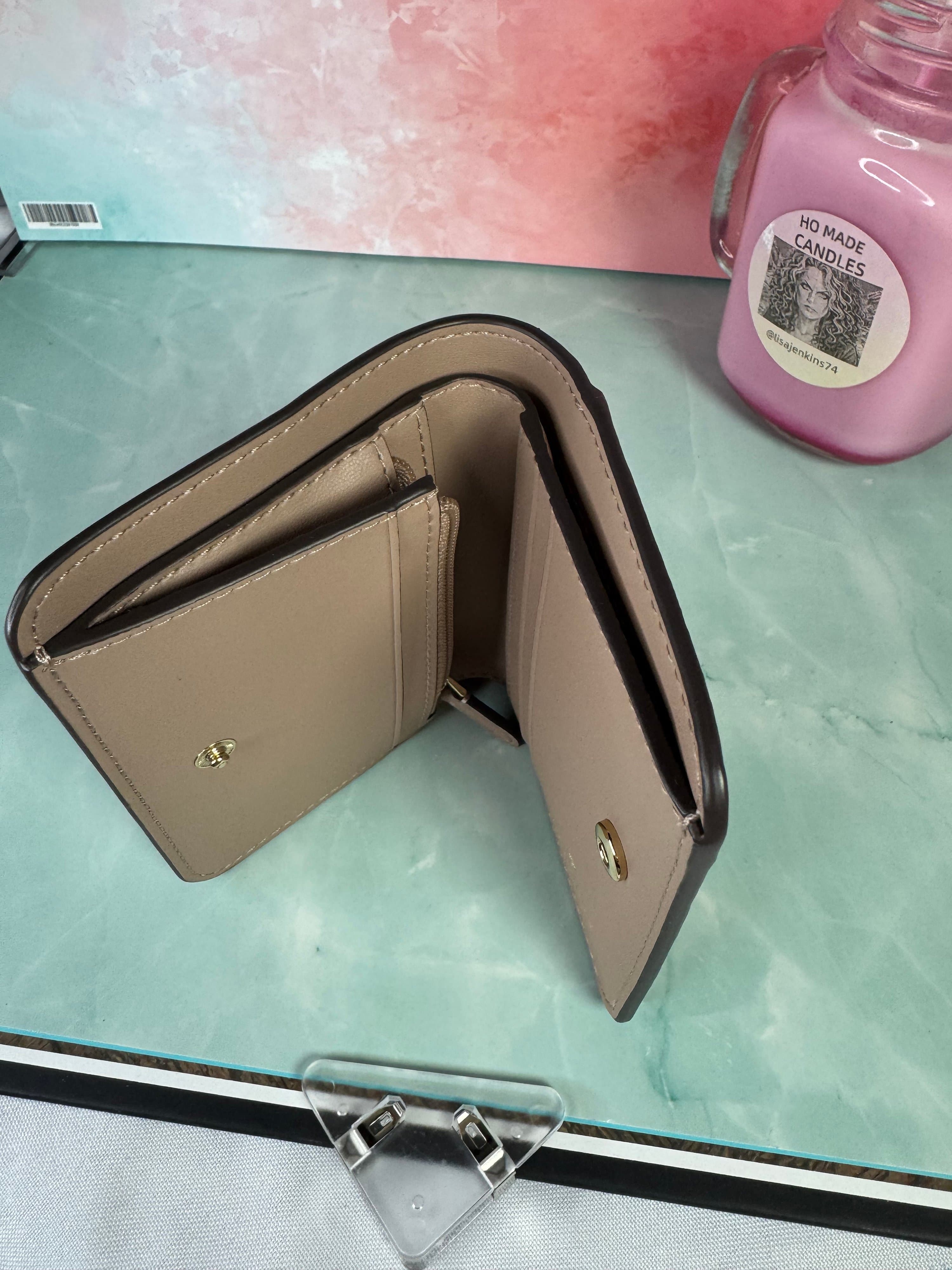 ★ Kate Spade New York White Bifold Wallet Card Case Coin Purse - Thumbnail 5