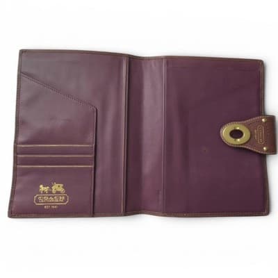 Coach Plum Legacy Turnlock Agenda Planner Notebook Sketchbook Organizer Y2K 2008 - Thumbnail 6