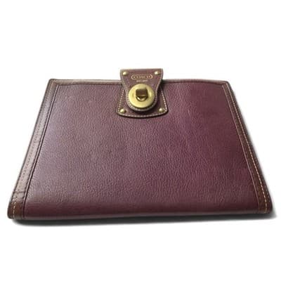 Coach Plum Legacy Turnlock Agenda Planner Notebook Sketchbook Organizer Y2K 2008 - Thumbnail 9