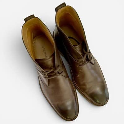 Cole Haan Williams Leather Chukka, Brown Leather, Lace Up Men’s Size 9M - Thumbnail 2