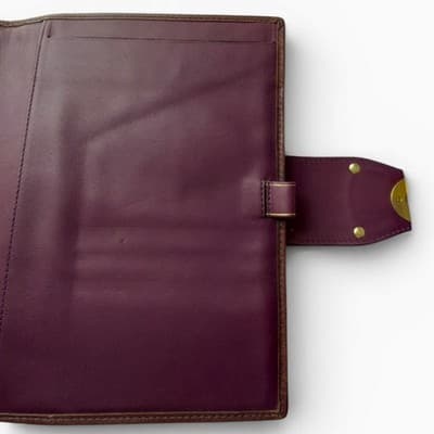 Coach Plum Legacy Turnlock Agenda Planner Notebook Sketchbook Organizer Y2K 2008 - Thumbnail 8