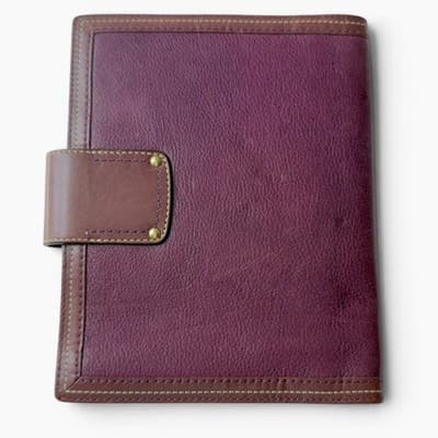 Coach Plum Legacy Turnlock Agenda Planner Notebook Sketchbook Organizer Y2K 2008 - Thumbnail 3