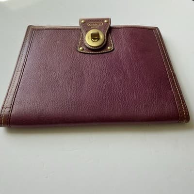 Coach Plum Legacy Turnlock Agenda Planner Notebook Sketchbook Organizer Y2K 2008 - Thumbnail 10