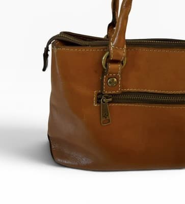 Patricia Nash Heritage Collection Angela Leather Satchel Crossbody - Thumbnail 6