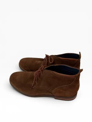 Cole Haan Ogden Stitch Chukka II Men, Brown Suede, Size 9.5, Excellant Condition - Thumbnail 4