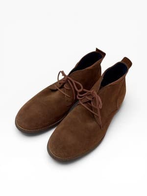 Cole Haan Ogden Stitch Chukka II Men, Brown Suede, Size 9.5, Excellant Condition