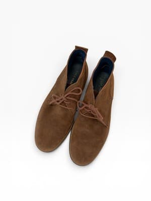 Cole Haan Ogden Stitch Chukka II Men, Brown Suede, Size 9.5, Excellant Condition - Thumbnail 5