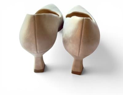 Paul Green Classic Heels In Champagne Leather, UK 6 US 8, NWB Casual To Formal - Thumbnail 9