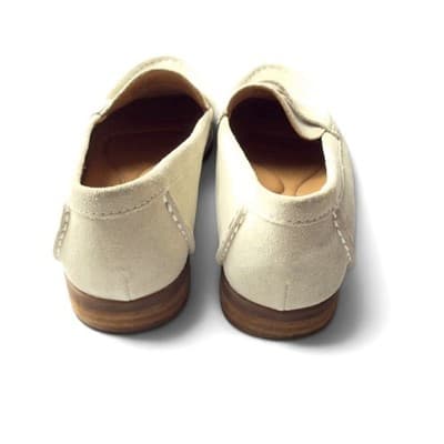 Born Finley Women's Slip-On Flat Loafer, Size 9.5, Casual Italian Leather Ivory - Thumbnail 5