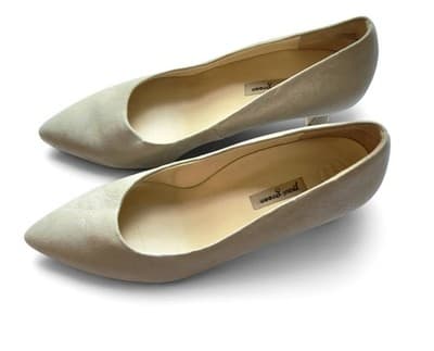 Paul Green Classic Heels In Champagne Leather, UK 6 US 8, NWB Casual To Formal - Thumbnail 12