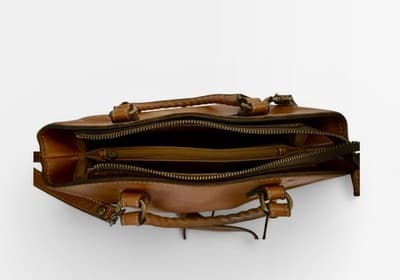 Patricia Nash Heritage Collection Angela Leather Satchel Crossbody - Thumbnail 11