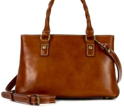 Patricia Nash Heritage Collection Angela Leather Satchel Crossbody