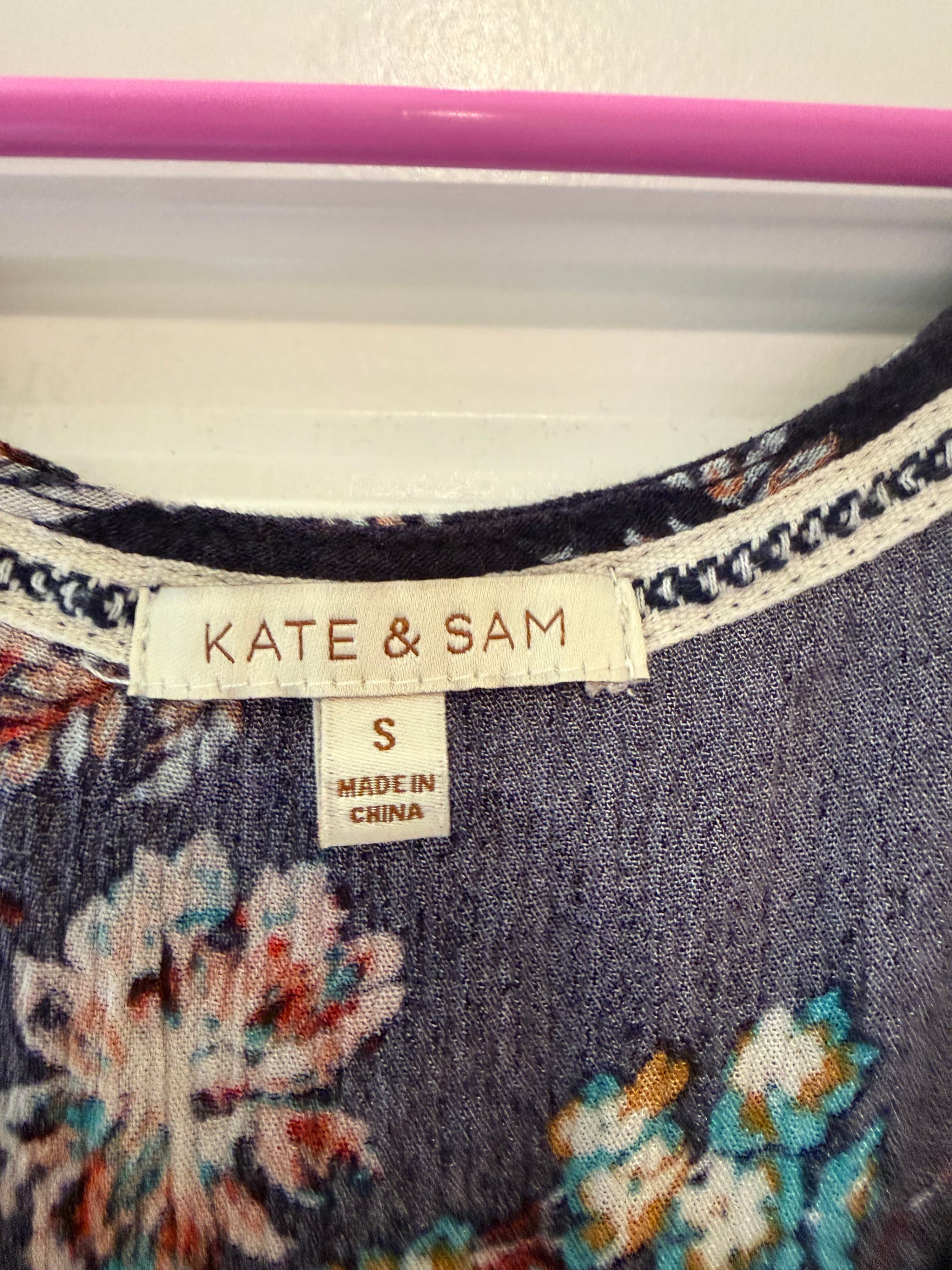 Kate & Sam Floral Maxi Dress Size S - Thumbnail 3