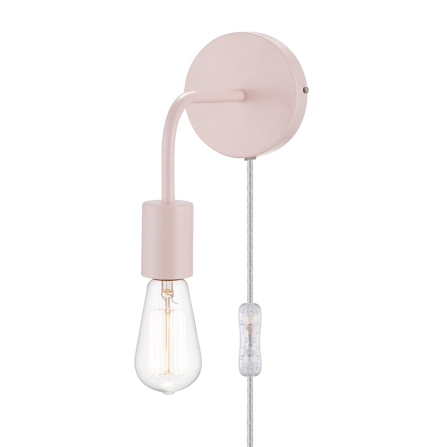 Novogratz X Globe Electric Walter 1-Light Blush Pink Plug-in or Hardwire - 51830 - Thumbnail 2