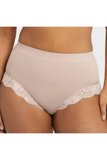 Maidenform Self Expressions Women's Feel Good Fashion Briefs with Lace - Evening Blush M - Thumbnail 3