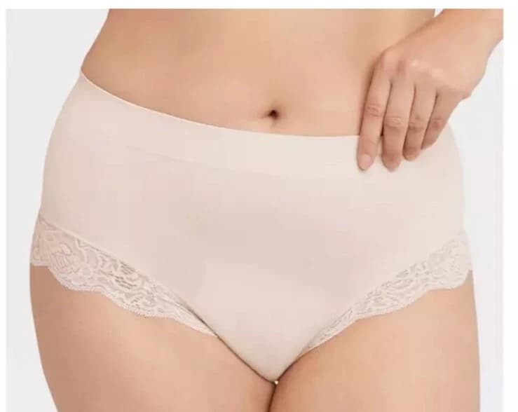 Maidenform Self Expressions Women's Feel Good Fashion Briefs with Lace - Evening Blush M - Thumbnail 7