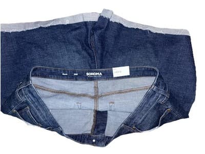 Women’s Plus SONOMA "Goods For Life" Premium High-Waist Denim Short Size 24W NWT - Thumbnail 4