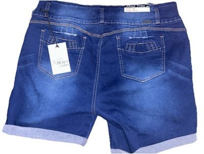 Always Friday Women’s Shorts Push Up High Rise Stretch Cuffed - Thumbnail 2