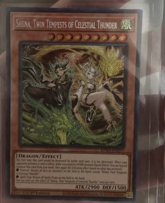 Shiina, Twin Tempests of Celestial Thunder BPRO-EN027 Burst Protocol 1st Edition - Thumbnail 2
