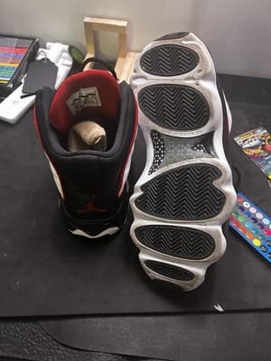 Nike Air Jordan Pro Strong Boys 5.5 Basketball Athletic Sneaker 407484-005 - Thumbnail 4