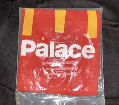 McDonalds Shirt Mens L Palace Skateboards Shirt Palace X McDonald’s Arch Red - Thumbnail 2