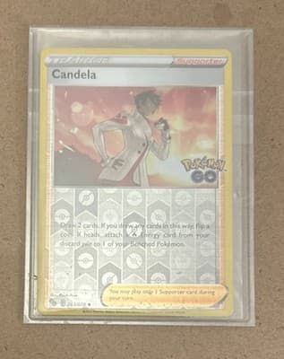 Candela Reverse Holo Uncommon Pokemon GO 065/078 NM - Thumbnail 3
