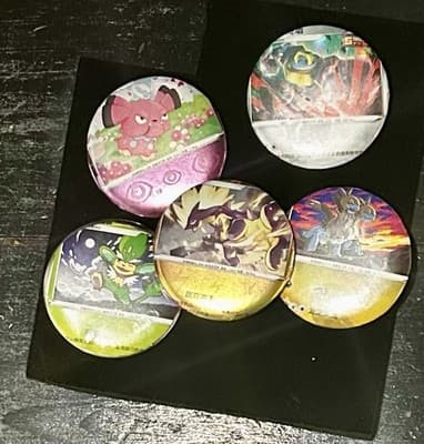Custom Pokemon Card Buttons! Made from real Pokemon Cards. Msg For Req. - Thumbnail 2