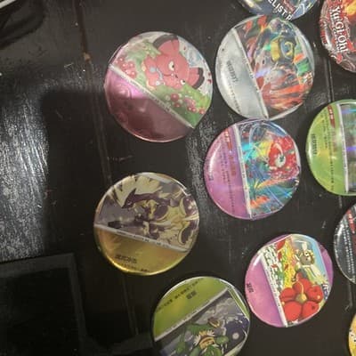 Custom Pokemon Card Buttons! Made from real Pokemon Cards. Msg For Req. - Thumbnail 10
